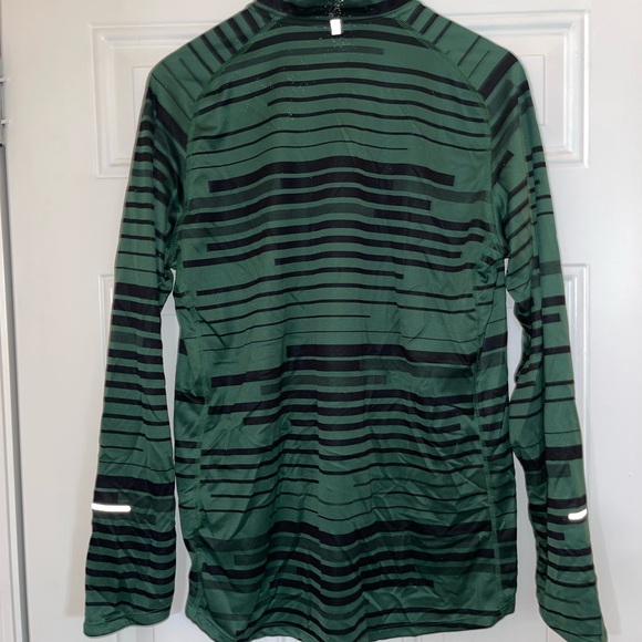 Nike Men's Green Striped Jacket - Picture 3 of 3